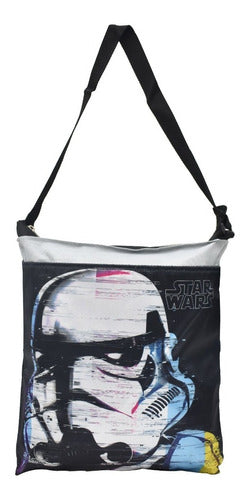 Bolsa Star Wars Stormtrooper Estampado Negra 113358 Ruz Color Negro Color de la correa de hombro Negro