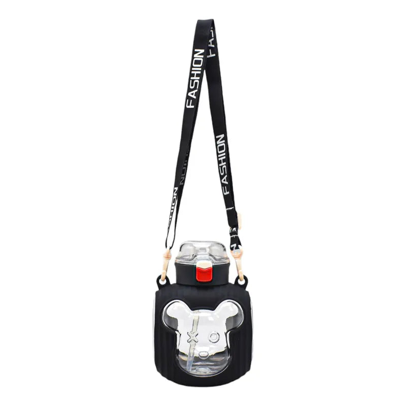 Botella Con Cara De Osito Con Asa 850ml Sm24coh238