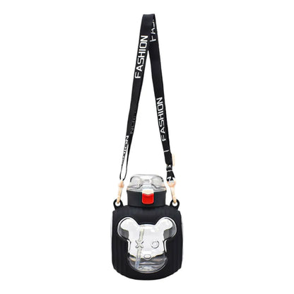 Botella Con Cara De Osito Con Asa 850ml Sm24coh238