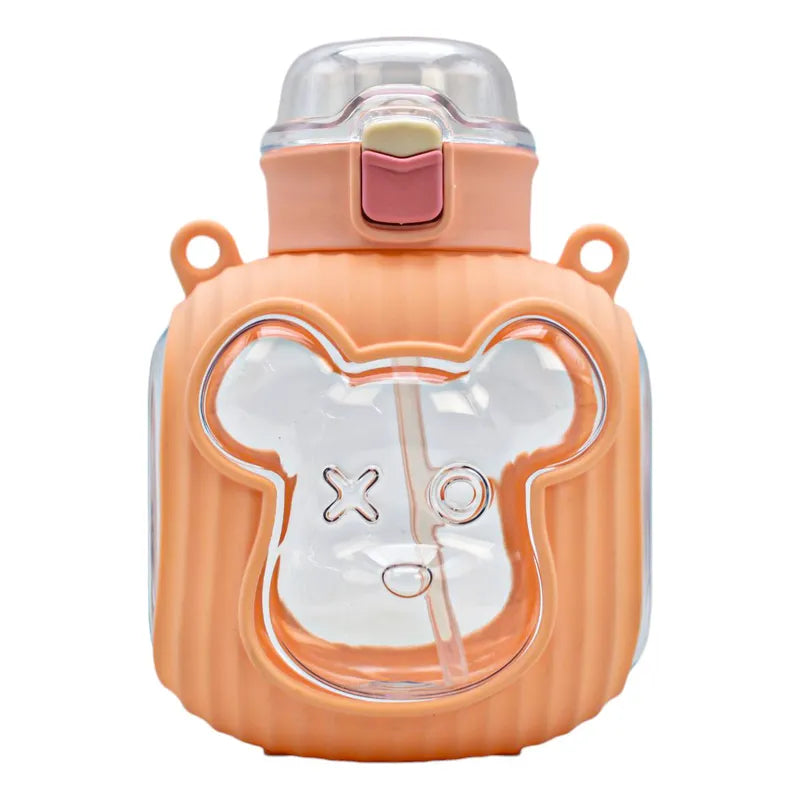 Botella Con Cara De Osito Con Asa 850ml Sm24coh238