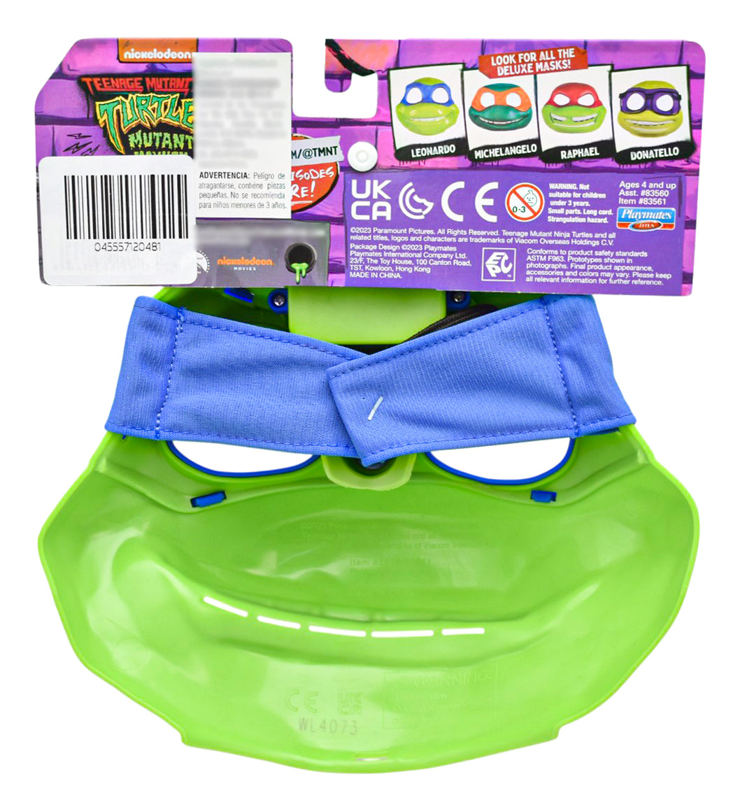 Tortugas Ninja Role Play Mask Pack 4 Mascaras Playmates Verde Tortugas Ninja