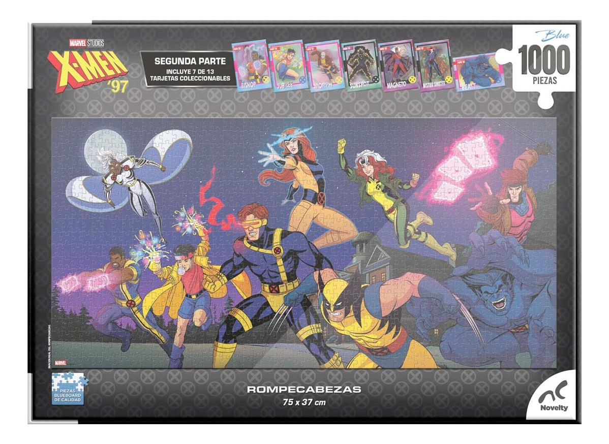 Rompecabezas Marvel X-men 1000 Piezas + Tarjetas Exclusivas