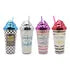 Vaso Plastico Metalizado Con Popote Pack 4pz #3 Sm22hat292