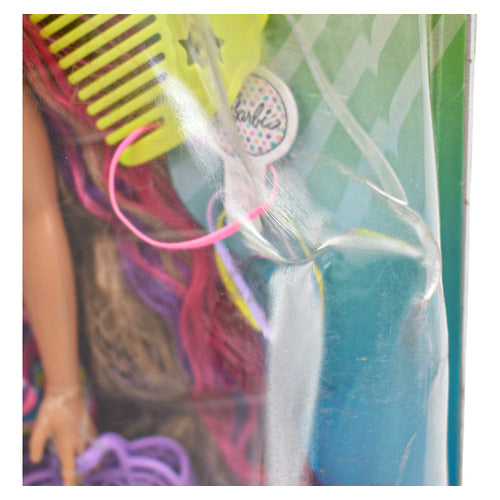 Barbie Totally Hair Vestido De Flores Muñeca 29cm Mattel Cd