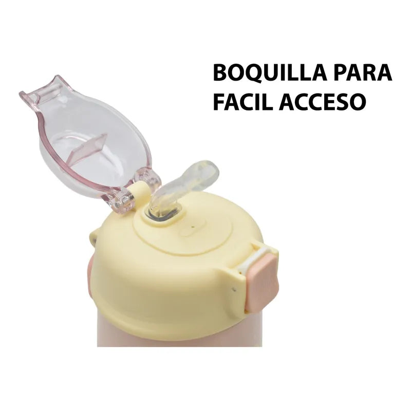 Termo Hermetico Hscup De Acero Inoxidable 420ml Sm22hat424