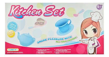 Juego De Cocina Juguete 17 Piezas Funny Kitchen Set Bestway Color Rosa/verde