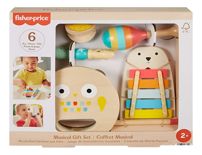 Juego De Intrumentos Musicales De Madera Fisher Price Hxyt90