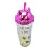 Vaso Tapa Gato Y Popote Pack 4 Piezas Sm22hat289