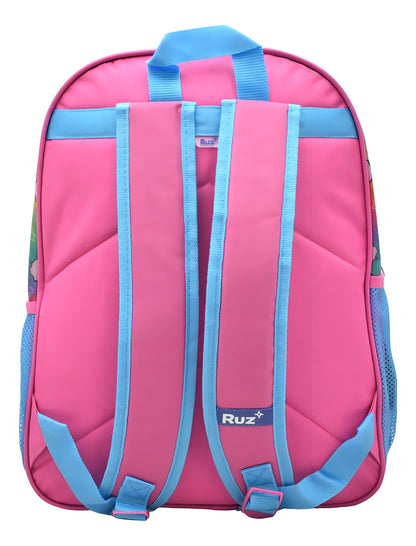 Mochila Poopsie Relieve Estampado Did It Again 162142 Primaria Ruz Color Rosa