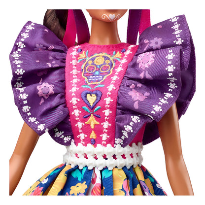 Mattel Muñeca Barbie Dia De Muertos 2022 Vestido Tradicional