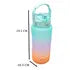 Botella Deportiva Con Asa Arcoiris  2000ml 82227