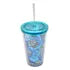 Vaso Plastico Postres Tapa Y Popote Pack 4 Piezas Sm22hat312