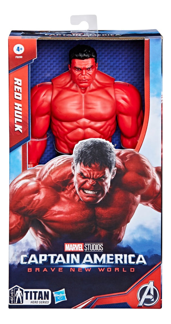 Marvel Figura De Acción Titan Hero Series Red Hulk +4 Años