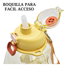Botella Deportiva Con Manija Shotan Tritan 1300ml Sm22hat350