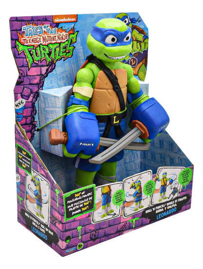 Tortugas Ninja Rueda Y Golpea Pack 2 Figuras 31cm Playmates