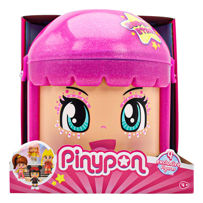 Pinypon Super Star Cabeza 4 Figuras 10 Accesorios Famosa