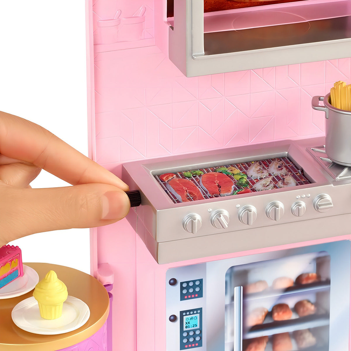 Barbie Restaurante Con Muñeca Cook 'n Grill Mattel Hbb91