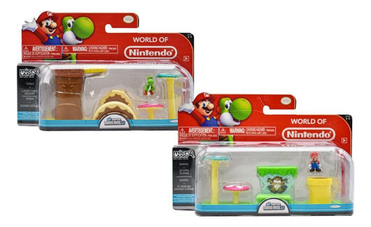 World Of Nintendo Micro Land Pack 2pz Super Mario#2 Jakks Cd Color Multicolor