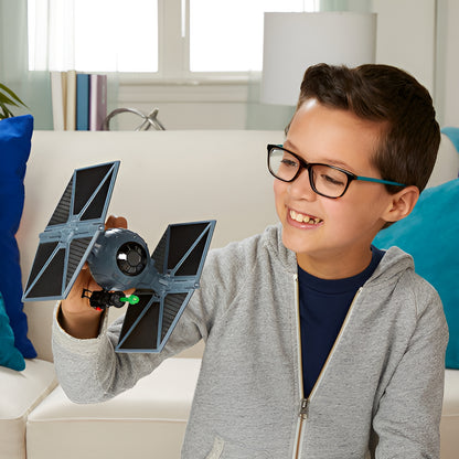 Hasbro Force Link Star Wars Mission Fleet Moff Gideon Outland Tie Fighter Set Figura y Vehículo