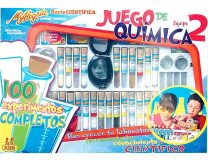 Juego De Quimica Mediana 100 Experimentos Mi Alegria 202