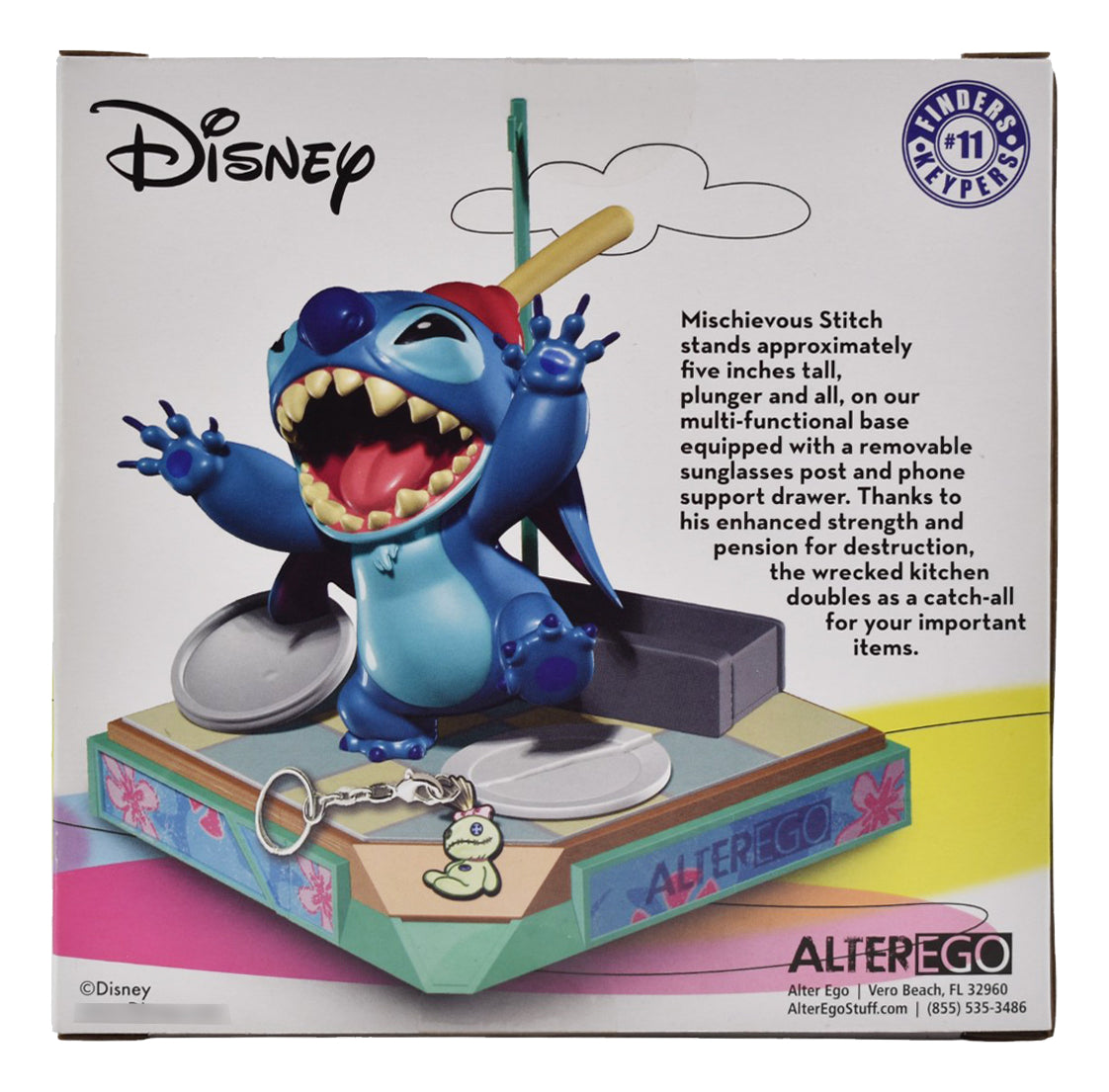Disney Stitch Finders Keypers Figura Llavero 10cm Alterego