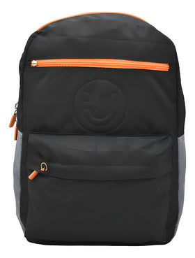Mochila Escolar Trutz Negra Relieve 15L con Compartimento para Laptop