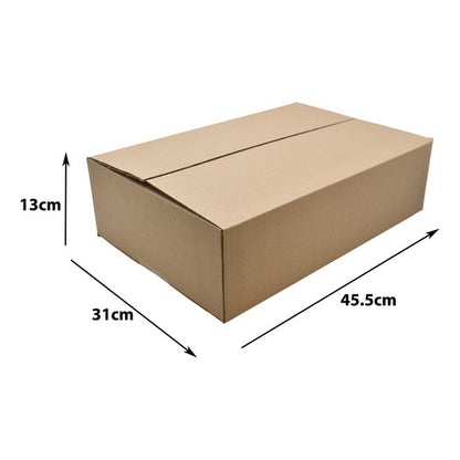 25 Cajas De Carton Empaque E-commerce 13x31x45.5cm E1 Caqui
