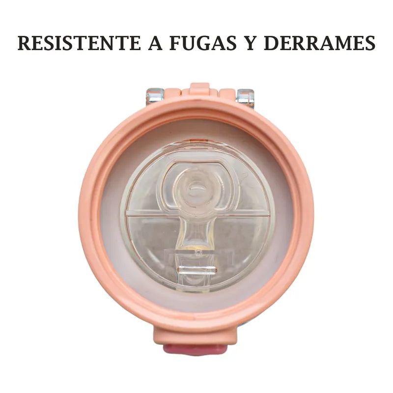 Botella Con Cara De Osito Con Asa 850ml Sm24coh238