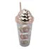 Vaso Plastico Metalizado Con Popote Pack 4pz #2 Sm22hat294
