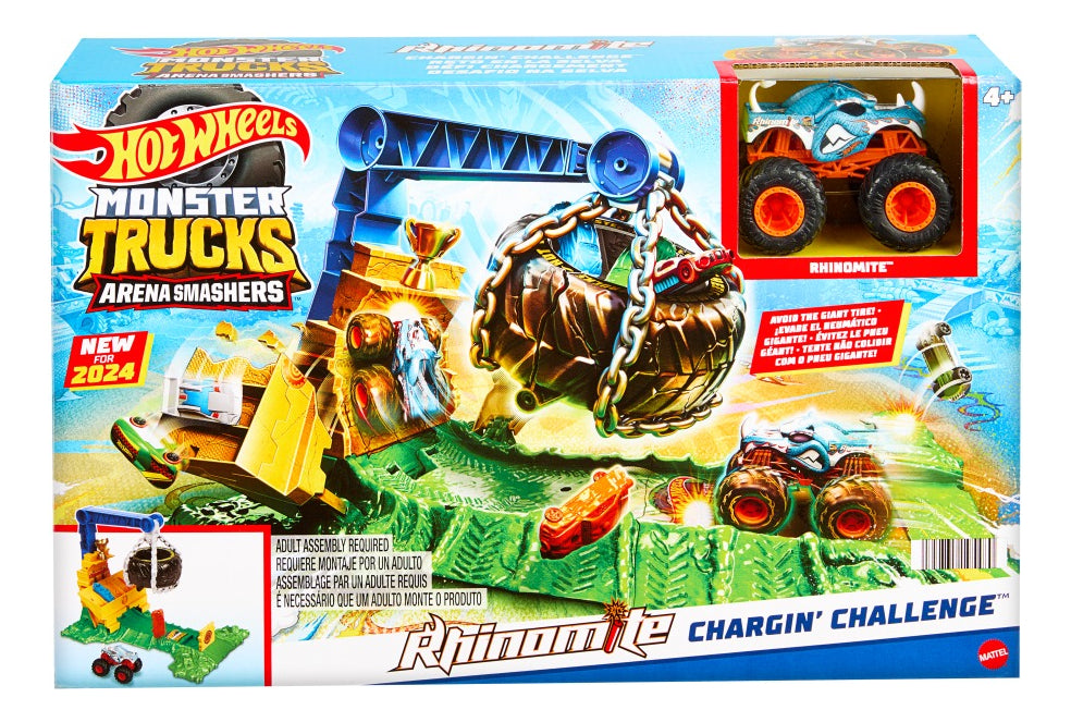 Pista Hot Wheels Monster Trucks Reto En La Selva Para Niños