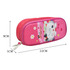 Mochila Con Ruedas Lonchera Lapicera Sweet Primaria Rosa 3d