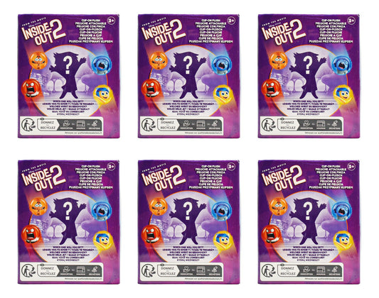 Intensamente 2 Pack 6 Llaveros Sorpresa 7 Cm Just Play Multicolor