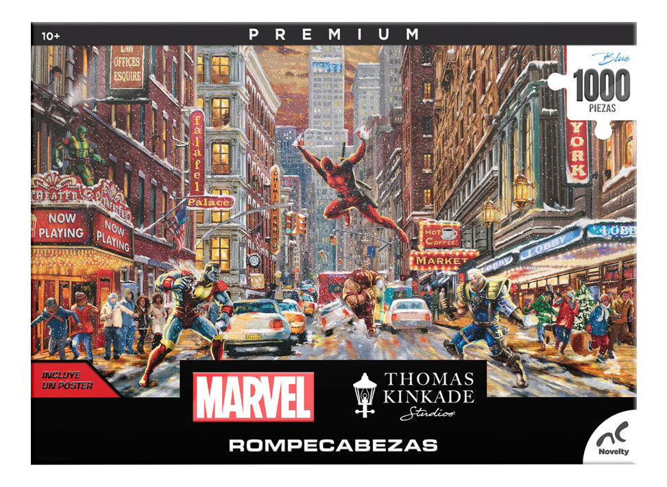Rompecabezas Premium Deadpool ,Thomas Kinkade 1000 Piezas