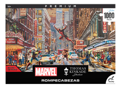 Rompecabezas Premium Deadpool ,Thomas Kinkade 1000 Piezas
