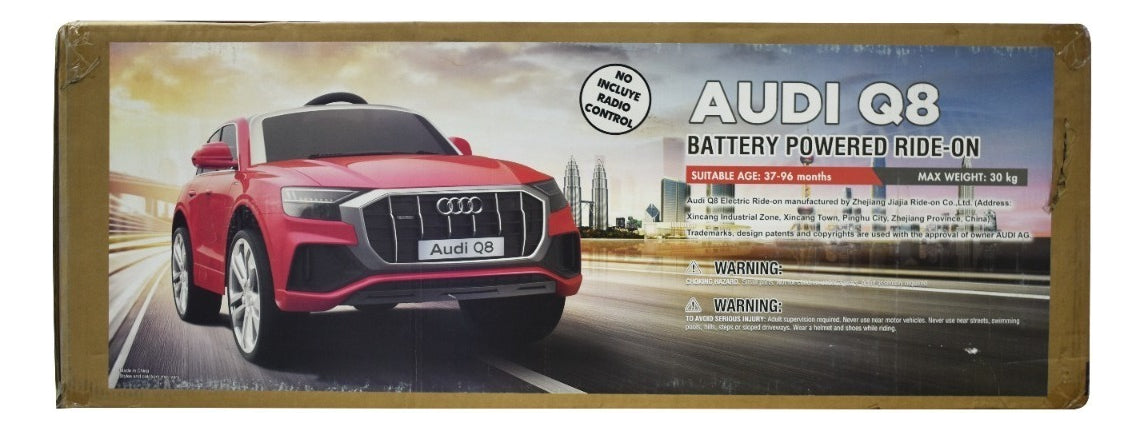 Audi Q8 Vehiculo Montable Rojo 6v Feber Cd
