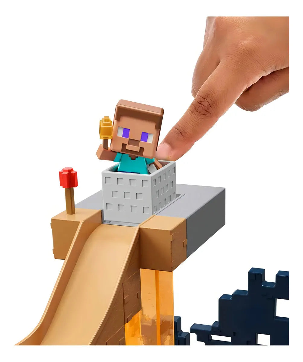 Minecraft Mini Mode Set De Juego Ascenso Del Warden Mattel Color Multicolor