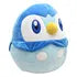 Peluche Piplup Sqpk00041 Jazwares Squishmallows Azul Tamaño Grande