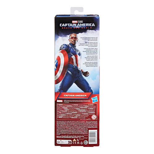 Marvel Figura De Acción Titan Hero Capitán América +4 años