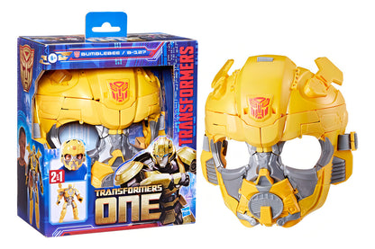 Figura De Acción y Máscara Transformers One Bumblebee B-127 +6 años