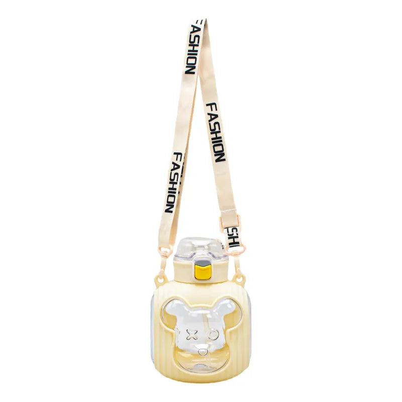 Botella Con Cara De Osito Con Asa 850ml Sm24coh238