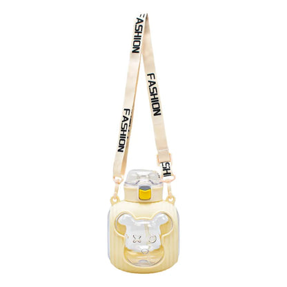 Botella Con Cara De Osito Con Asa 850ml Sm24coh238
