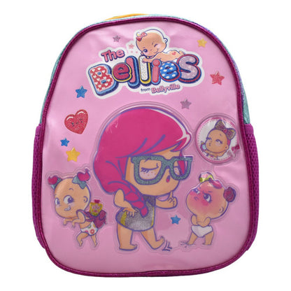 Mini Mochila The Bellies Bellie Beth Kit 2pz Brillos Famosa Rosa Estampado