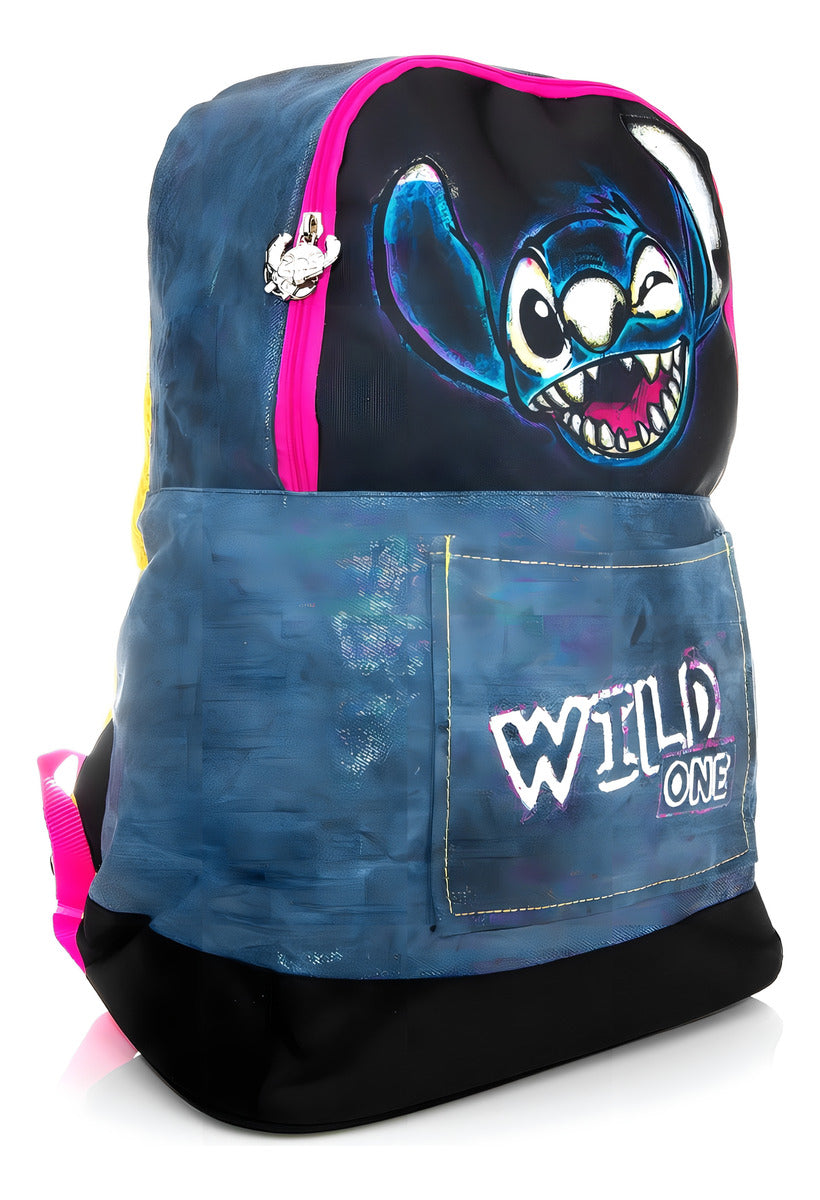 Mochila Lilo Y Stitch Wild One Estampado Primaria Atm