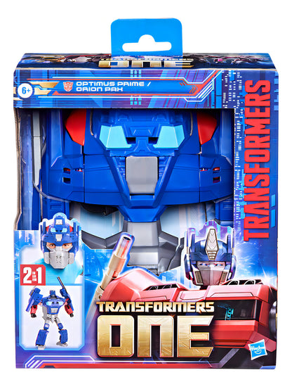 Figura y Máscara Transformers One Optimus Prime (orion Pax) +6 años
