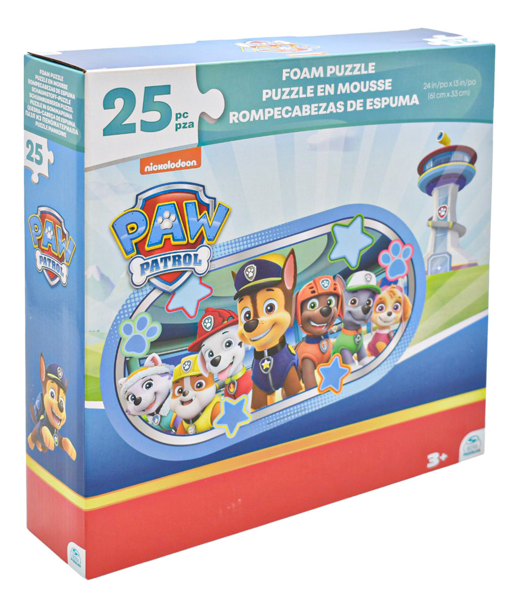 Paw Patrol Rompecabezas De Espuma 25 Pz Spin Master