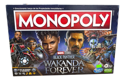Marvel Monopoly Black Panther Wakanda Forever Hasbro Cf