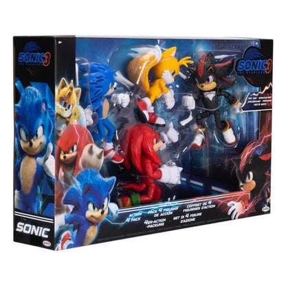 Figuras De Acción Sonic 3 Shadow Knuckles Tails Con Luz