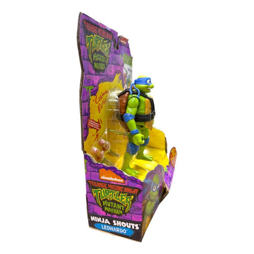 Tortugas Ninja Mutant Mayhem Leonardo Shouts Playmates Cf