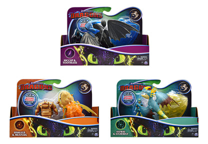 Dragones Pack 3 Figuras 21cm Con Accesorio Spin Master