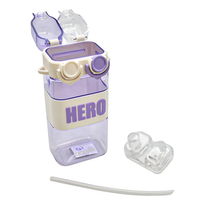 Botella De Tritan Doble Boquilla Hero 570ml Sm22hat414